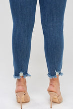 Load image into Gallery viewer, PLUS SIZE HIGH RISE DISTRESSED ANKLE SKINNY