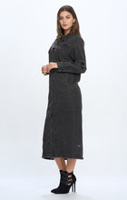 Load image into Gallery viewer, DENIM LONG JACKETS DISTRESSED WASHED