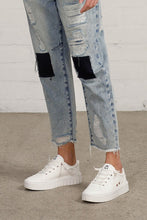 Load image into Gallery viewer, RAW HEM PATCHED JEANS