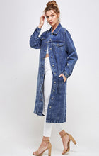 Load image into Gallery viewer, WHITE NON-STRETCH THIRD QUARTER DENIM JACKET