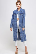 Load image into Gallery viewer, WHITE NON-STRETCH THIRD QUARTER DENIM JACKET