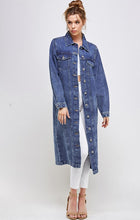 Load image into Gallery viewer, WHITE NON-STRETCH THIRD QUARTER DENIM JACKET