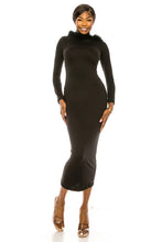 Load image into Gallery viewer, women's long dress with hoodie