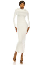 Load image into Gallery viewer, women's long dress with hoodie