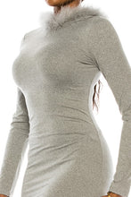 Load image into Gallery viewer, women's long dress with hoodie