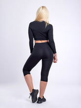 Load image into Gallery viewer, Long-Sleeve Crop Top