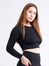 Load image into Gallery viewer, Long-Sleeve Crop Top