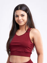 Load image into Gallery viewer, Racerback Lightweight Crop Tank Top