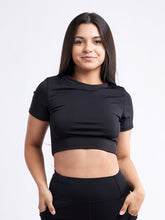 Load image into Gallery viewer, Short-Sleeve Crop Top