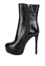 Load image into Gallery viewer, Marsha High Platform Stiletto Ankle Boot