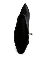 Load image into Gallery viewer, Prinkles Quilted High Italian Block Heeled Boots