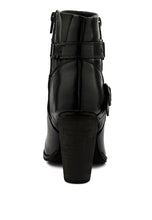 Load image into Gallery viewer, CAT-TRACK Leather Heeled Ankle Boots