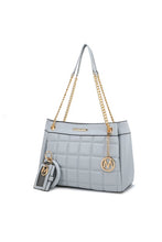 Load image into Gallery viewer, MKF Collection Mabel Quilted Shoulder Bag by Mia K