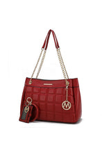 Load image into Gallery viewer, MKF Collection Mabel Quilted Shoulder Bag by Mia K