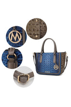 Load image into Gallery viewer, MKF Collection Faux Crocodile-Embossed Satchel Bag