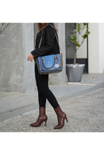 Load image into Gallery viewer, MKF Collection Faux Crocodile-Embossed Satchel Bag