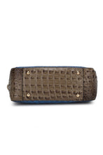 Load image into Gallery viewer, MKF Collection Faux Crocodile-Embossed Satchel Bag