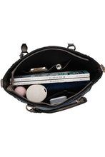 Load image into Gallery viewer, MKF Collection Faux Crocodile-Embossed Satchel Bag