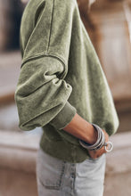 Load image into Gallery viewer, Mineral Washed Acid dye Sweatshirt Pullover