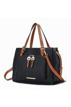 Load image into Gallery viewer, MKF Elise Color-block Satchel Bag by Mia k