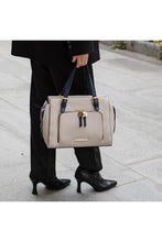Load image into Gallery viewer, MKF Elise Color-block Satchel Bag by Mia k