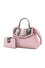 Load image into Gallery viewer, MKF Geny Faux-Snake Shoulder Bag with Wallet Mia K
