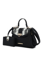 Load image into Gallery viewer, MKF Geny Faux-Snake Shoulder Bag with Wallet Mia K