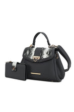 Load image into Gallery viewer, MKF Geny Faux-Snake Shoulder Bag with Wallet Mia K
