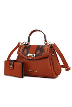 Load image into Gallery viewer, MKF Geny Faux-Snake Shoulder Bag with Wallet Mia K