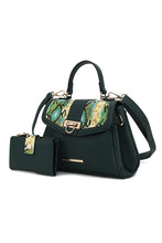Load image into Gallery viewer, MKF Geny Faux-Snake Shoulder Bag with Wallet Mia K
