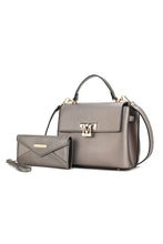 Load image into Gallery viewer, MKF Hadley Satchel Bag with Wristlet by Mia K