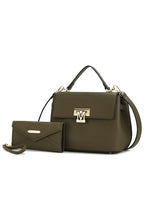 Load image into Gallery viewer, MKF Hadley Satchel Bag with Wristlet by Mia K