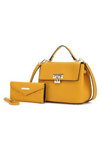 Load image into Gallery viewer, MKF Hadley Satchel Bag with Wristlet by Mia K