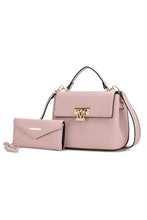 Load image into Gallery viewer, MKF Hadley Satchel Bag with Wristlet by Mia K