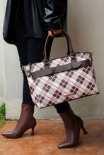 Load image into Gallery viewer, MKF Collection Vivian Plaid Satchel Bag by Mia K