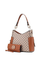Load image into Gallery viewer, MKF Penelope Circular Print Shoulder and Wallet