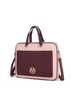Load image into Gallery viewer, MKF Nina vegan leather Laptop Case by Mia K