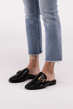 Load image into Gallery viewer, Chantal-S Buckle Backless Slides Loafer Shoes