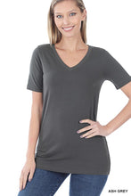 Load image into Gallery viewer, Cotton V-Neck Short Sleeve T-Shirts
