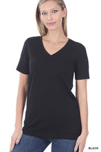 Load image into Gallery viewer, Cotton V-Neck Short Sleeve T-Shirts
