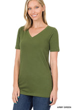 Load image into Gallery viewer, Cotton V-Neck Short Sleeve T-Shirts
