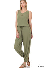 Load image into Gallery viewer, Sleeveless Jogger Jumpsuit
