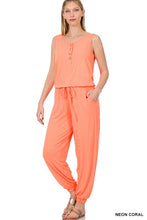 Load image into Gallery viewer, Sleeveless Jogger Jumpsuit
