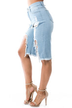 Load image into Gallery viewer, WOMEN FASHION DENIM SHORT
