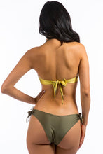 Load image into Gallery viewer, BANDEAU TOP BIKINI WITH ADJUSTABLE STRAPS
