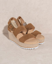 Load image into Gallery viewer, OASIS SOCIETY Slyvie - Double Strap Wedge Heel
