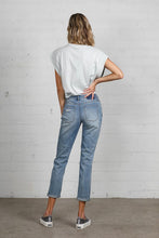 Load image into Gallery viewer, Mid Rise Heavy Destroyed Jeans
