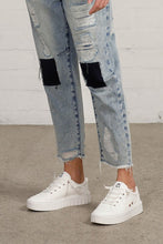 Load image into Gallery viewer, RAW HEM PATCHED JEANS
