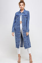 Load image into Gallery viewer, WHITE NON-STRETCH THIRD QUARTER DENIM JACKET
