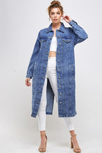 Load image into Gallery viewer, WHITE NON-STRETCH THIRD QUARTER DENIM JACKET
